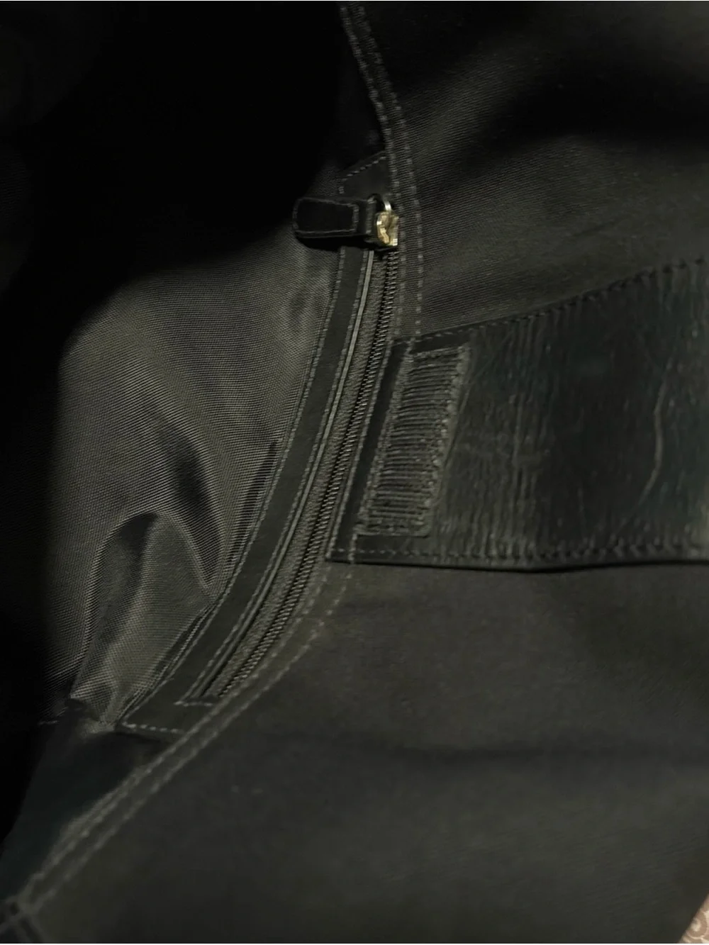 Coach sleek black